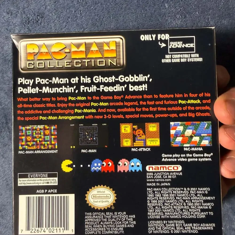 Pac-Man Collection for Nintendo Game Boy Advance